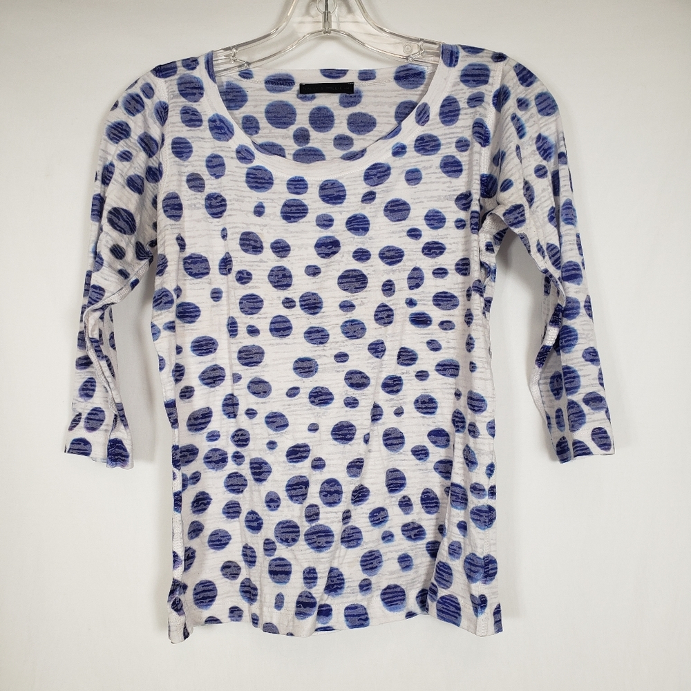 Nally & Millie Polka Dotted Burnout Tee